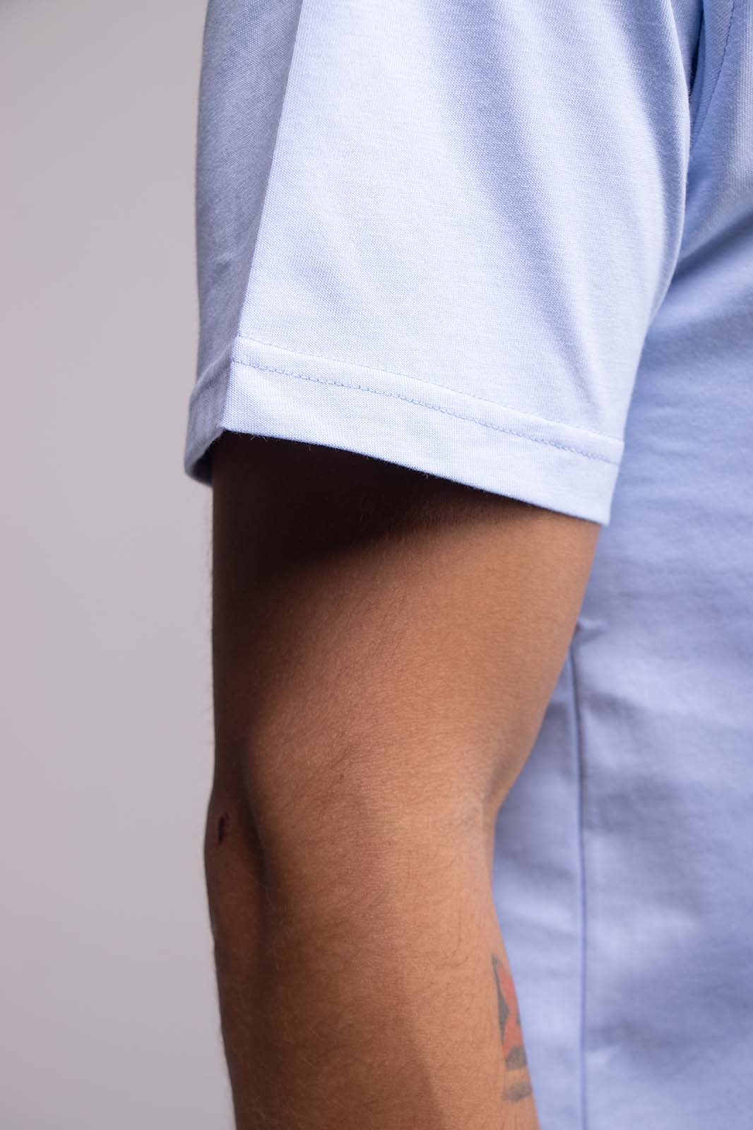 Slim 200gsm Light Blue Tee