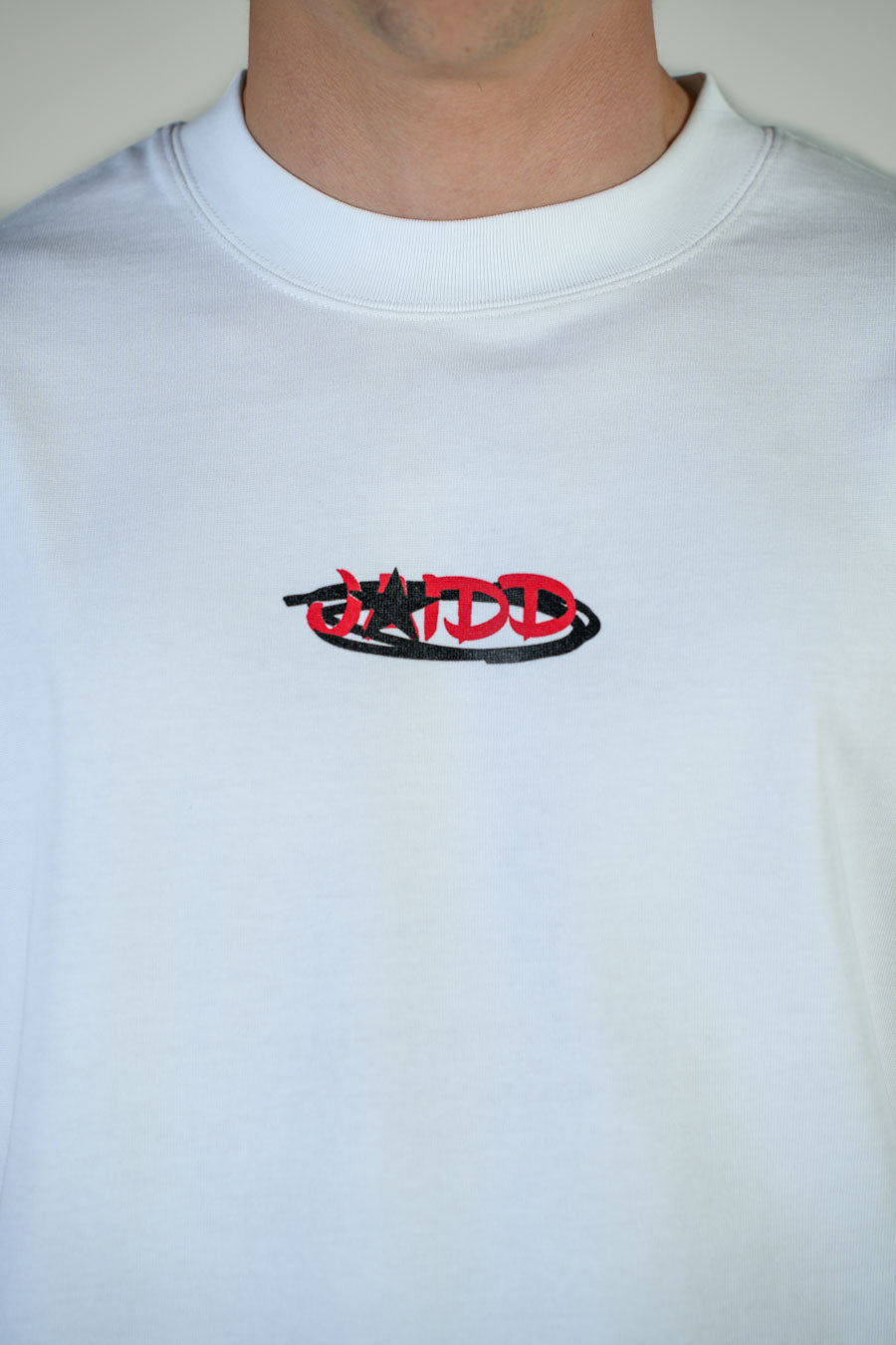 Playera Blanca Gramaje 305 Marca "JAIDD"