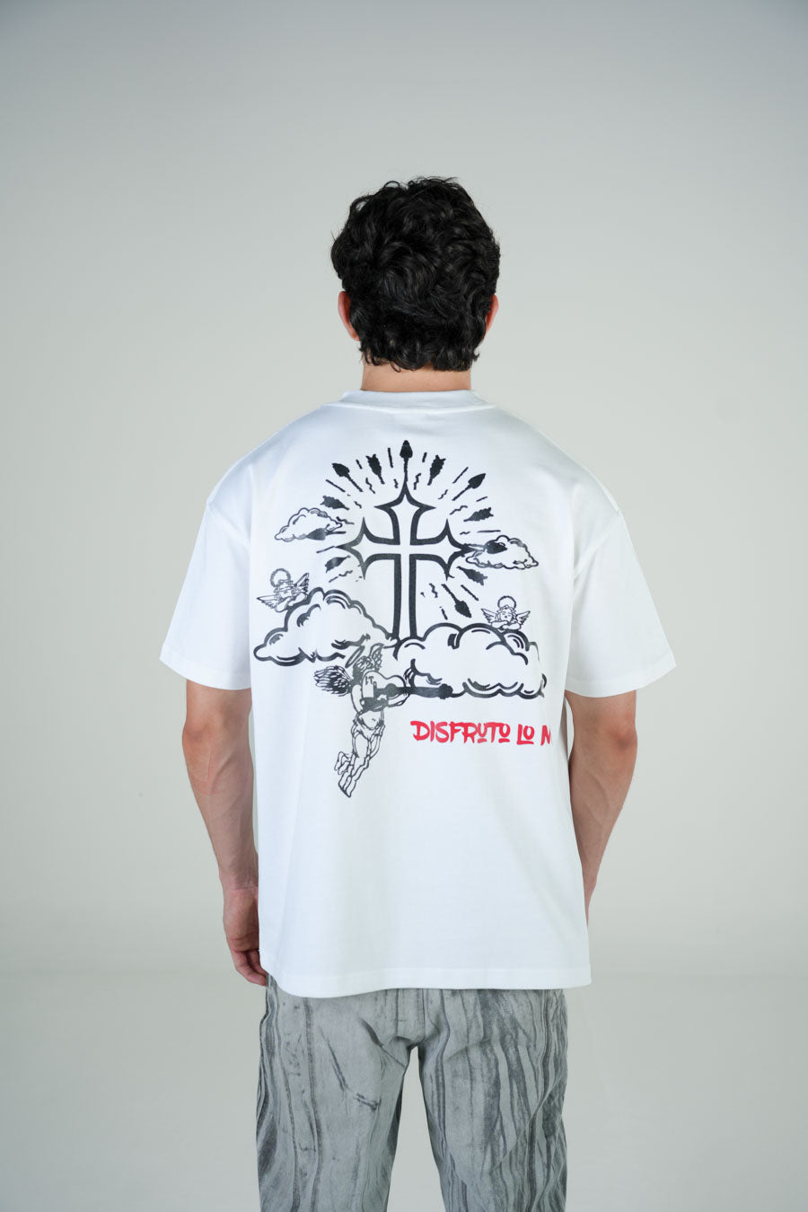 Playera Blanca Gramaje 305 Marca "JAIDD"