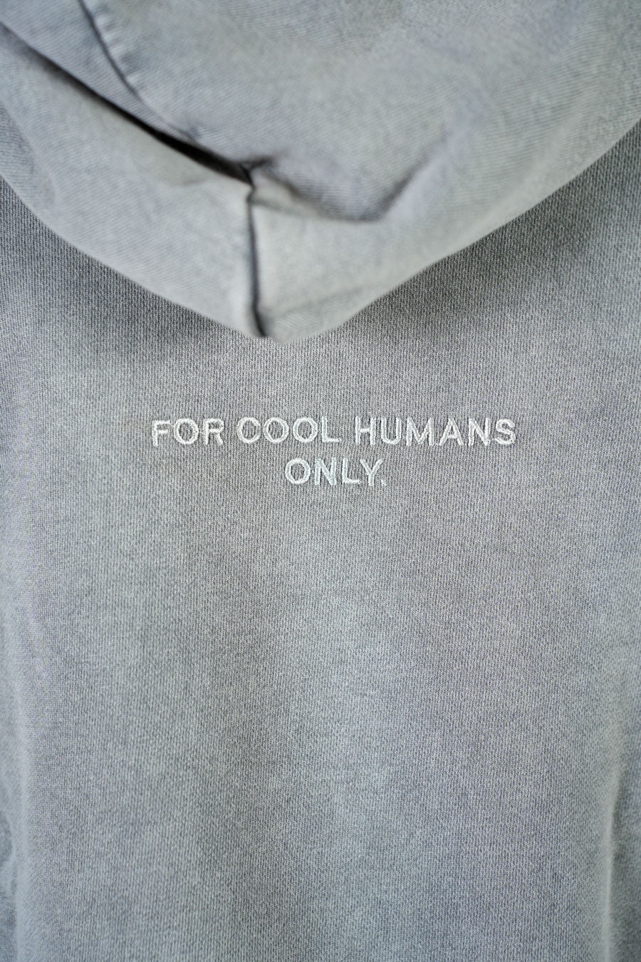 Hoodie Gris Deslavada Gramaje 420 Marca "MFGO"