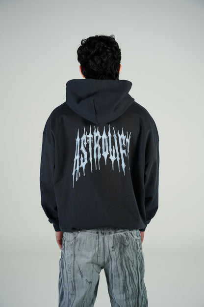 Hoodie Gris Oscuro Gramaje 350 Marca "ASTROLIFE"