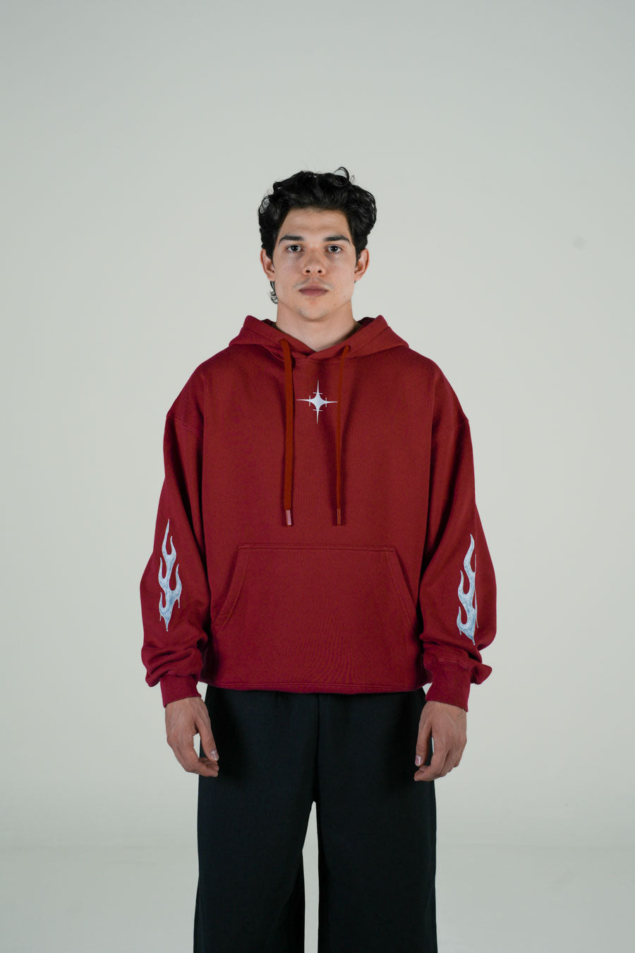 Hoodie Roja Gramaje 350 Marca "ASTROLIFE"