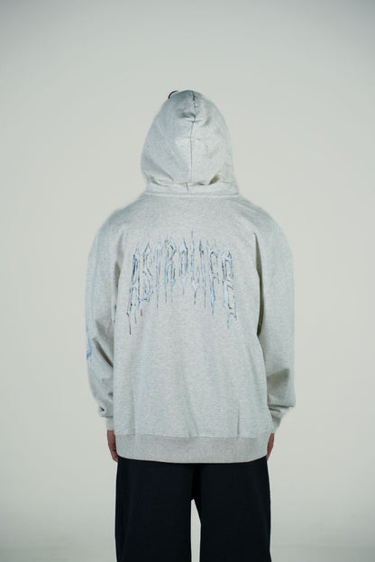 Hoodie Zipper Jaspe Gramaje 380 Marca "ASTROLIFE"