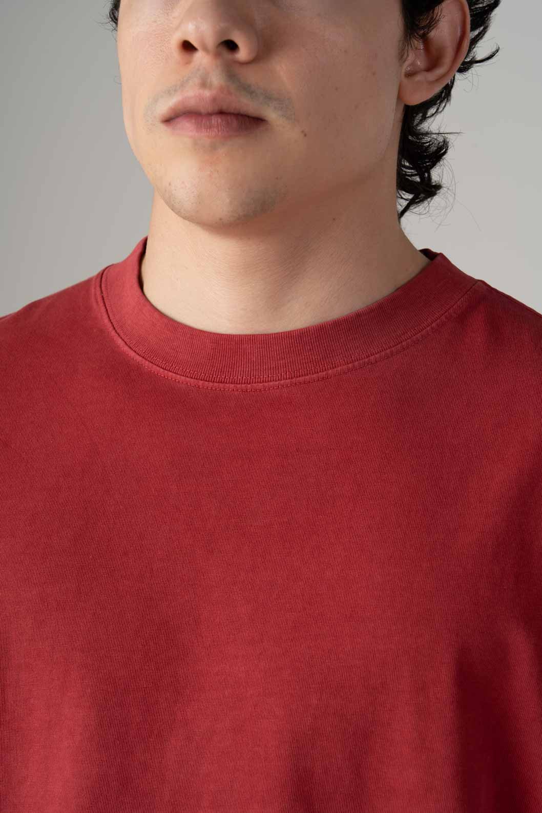 Playera Semi Oversize Acid Wash Red Gramaje 250 Summer Co.