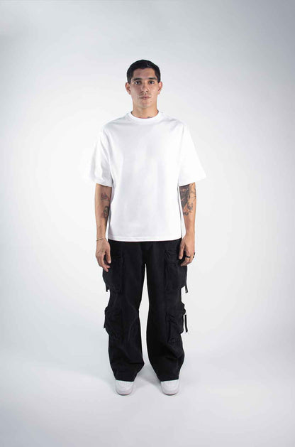 Playera Boxy Fit Blanca 320 Gsm