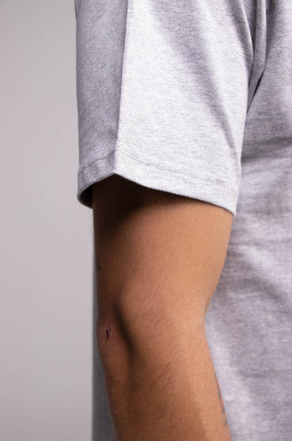 Playera Gris Jaspe Slim Fit 200 GSM