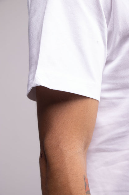 Playera Blanca Slim Fit 200 GSM
