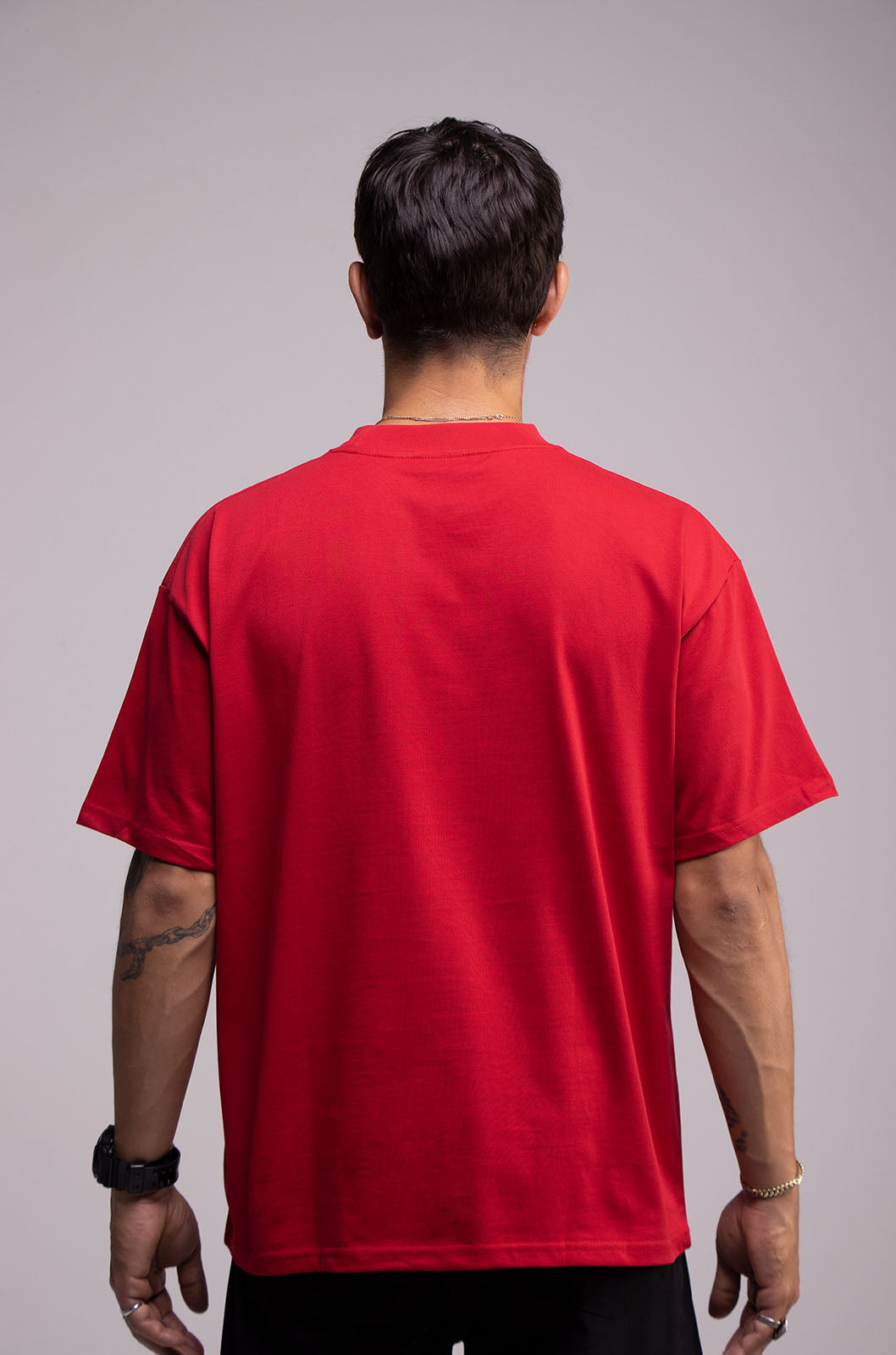 Semi Oversize 305gsm Intense Red Tee