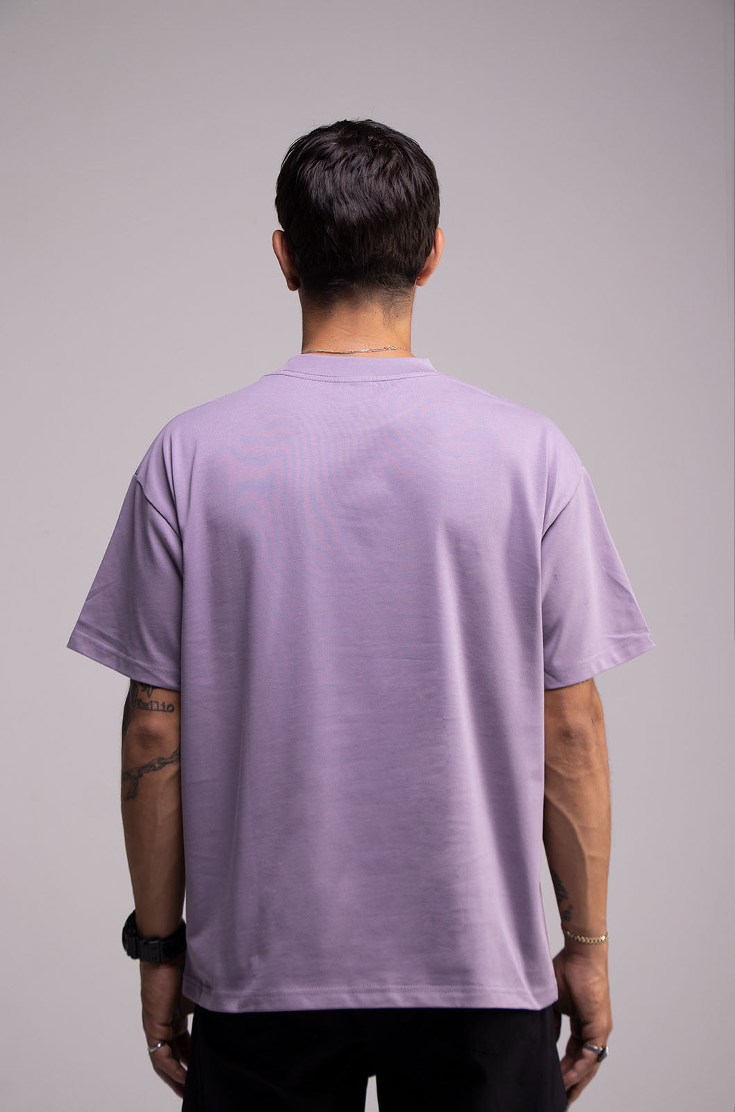 Semi Oversize 305gsm Light Purple Tee