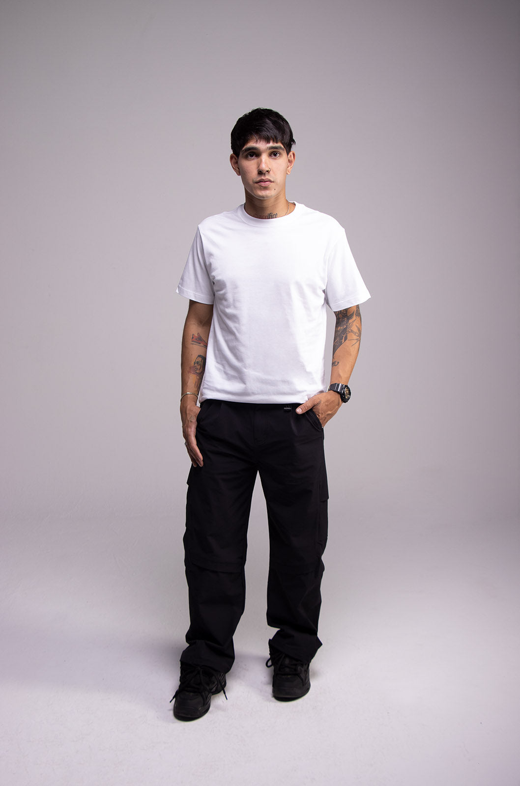 Nylon Pants Negro