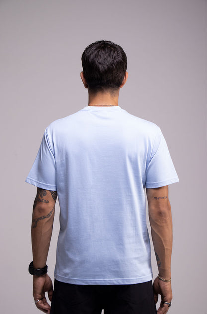 Slim 200gsm Light Blue Tee