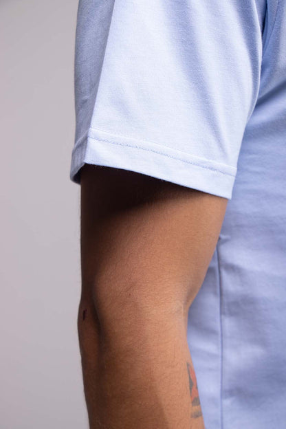 Slim 200gsm Light Blue Tee