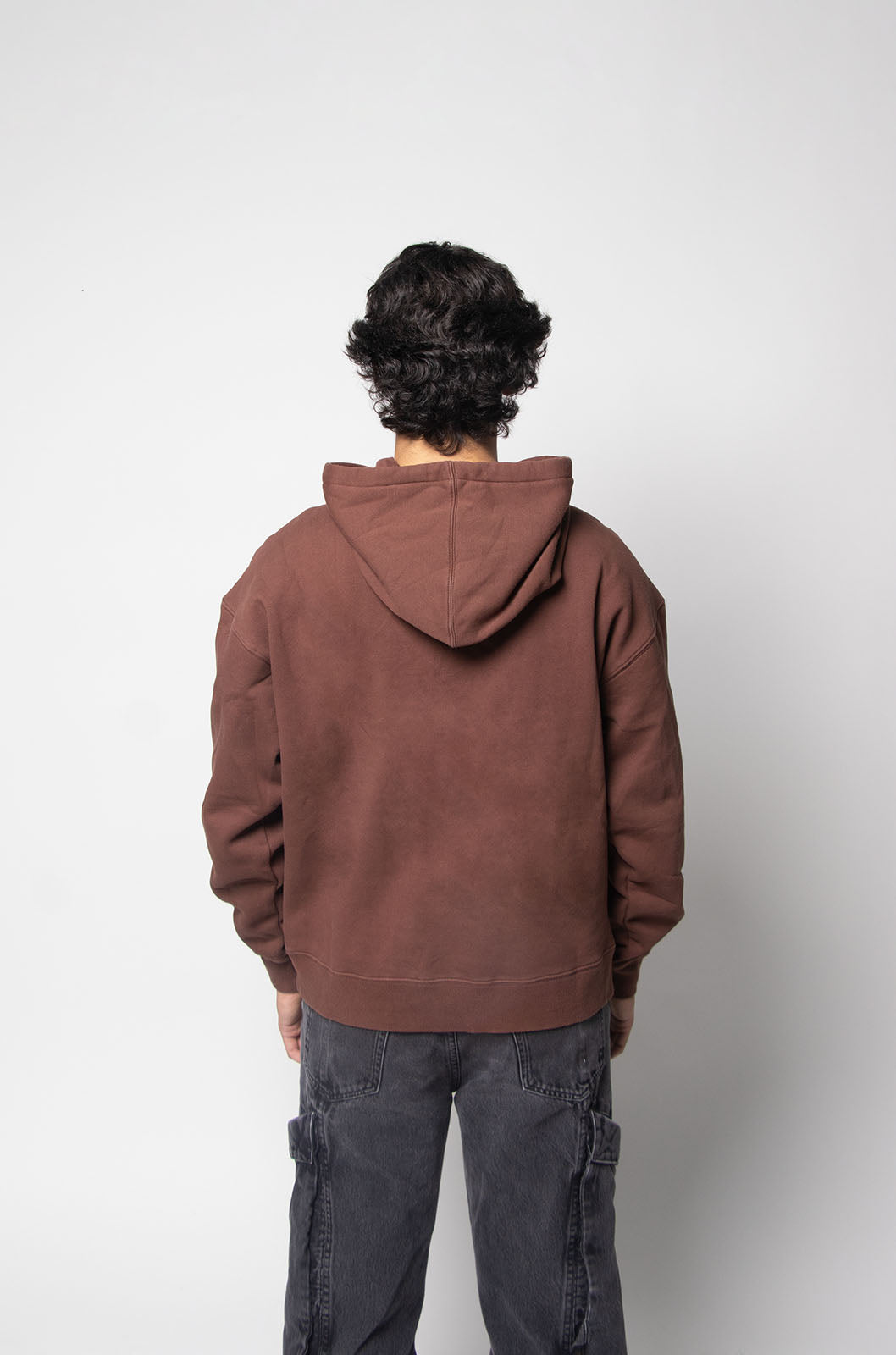 Hoodie Oversize Café Gramaje 350