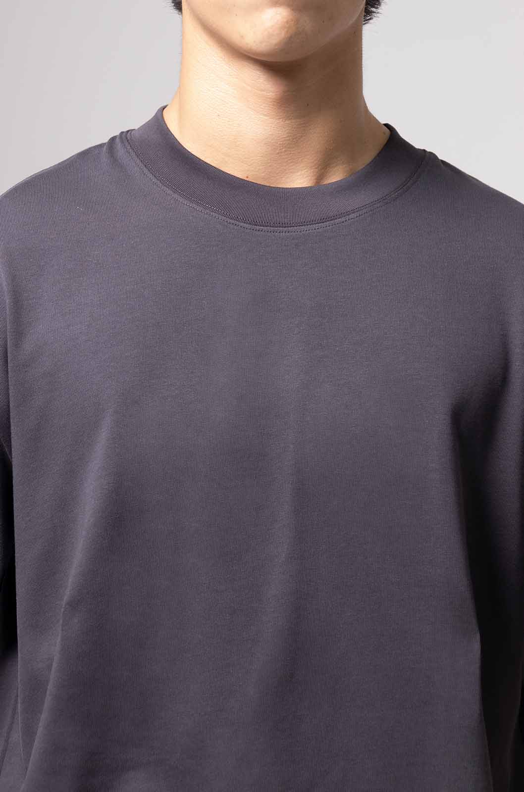 Playera Semi Oversize Gris Gramaje 280