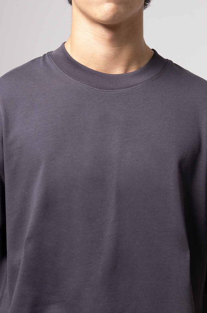 Playera Semi Oversize Gris Gramaje 280