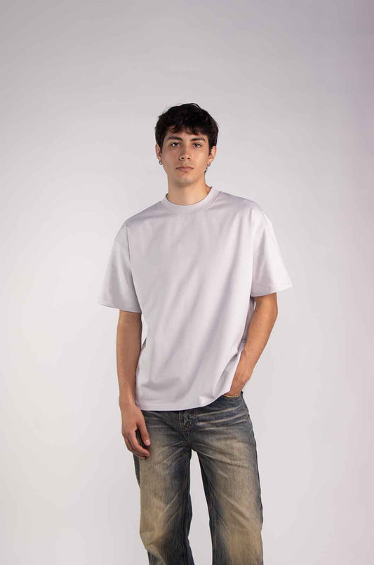 Semi Oversize 305gsm Cloud Grey Tee