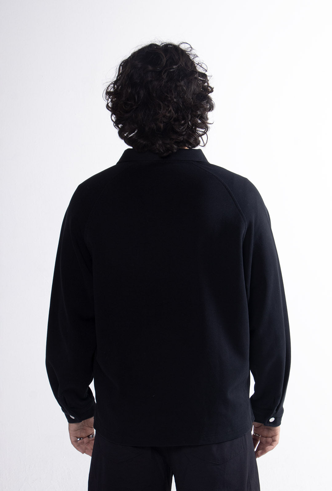 Quarter Zipper Black