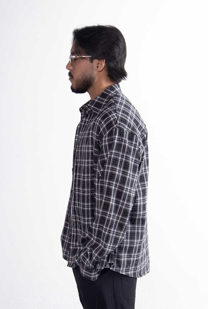 Camisa Cuadros "Crystal" Black & White