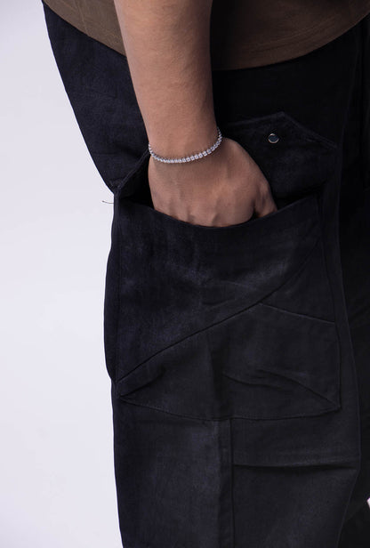 Black Stone Cargo Jeans