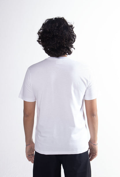 Playera Blanca Slim Fit 200 GSM