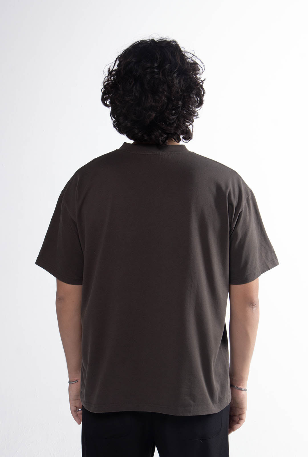 Playera Semi Oversize Dark Green Gramaje 305