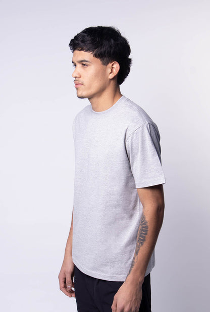 Playera Gris Jaspe Slim Fit 200 GSM