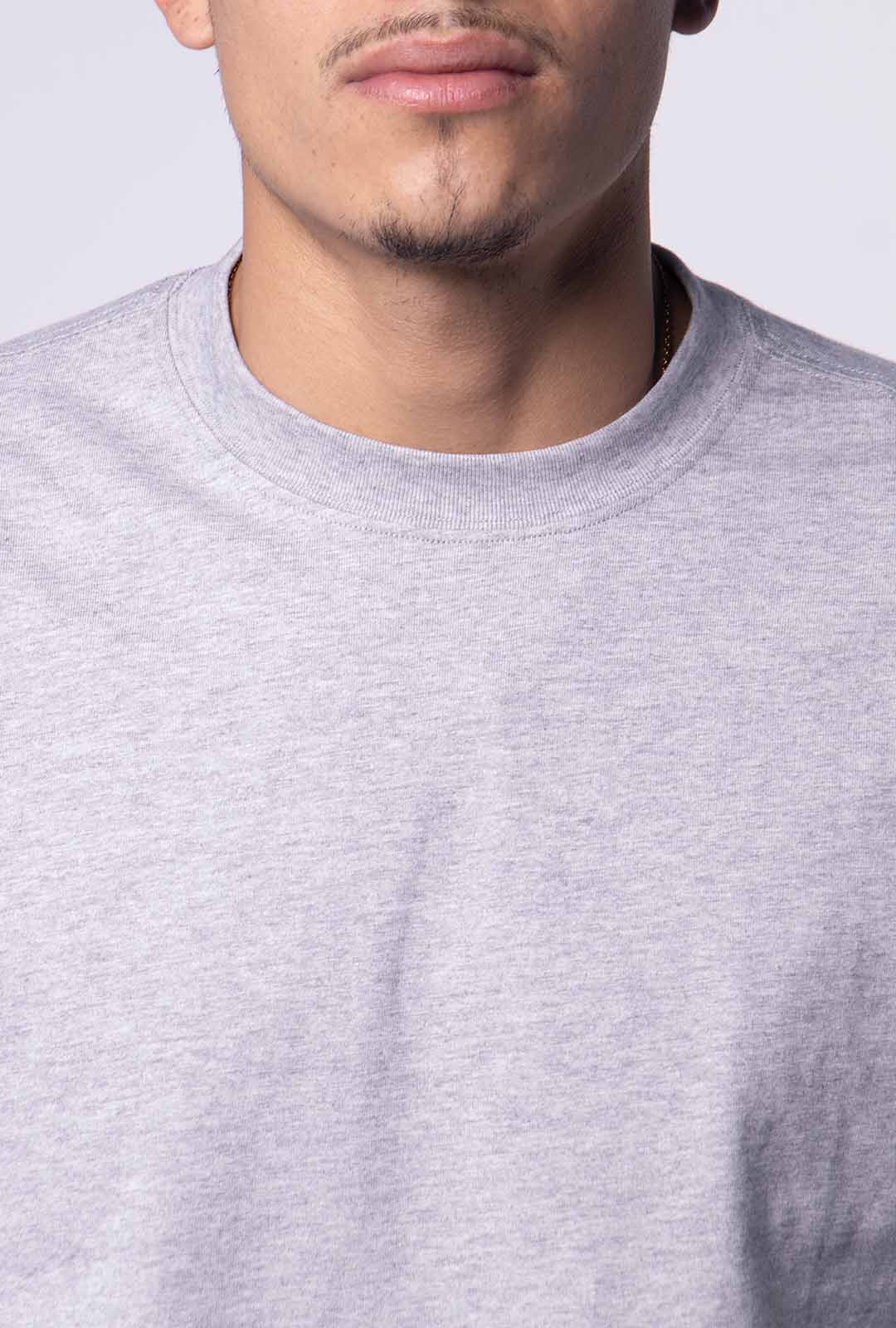 Playera Gris Jaspe Slim Fit 200 GSM