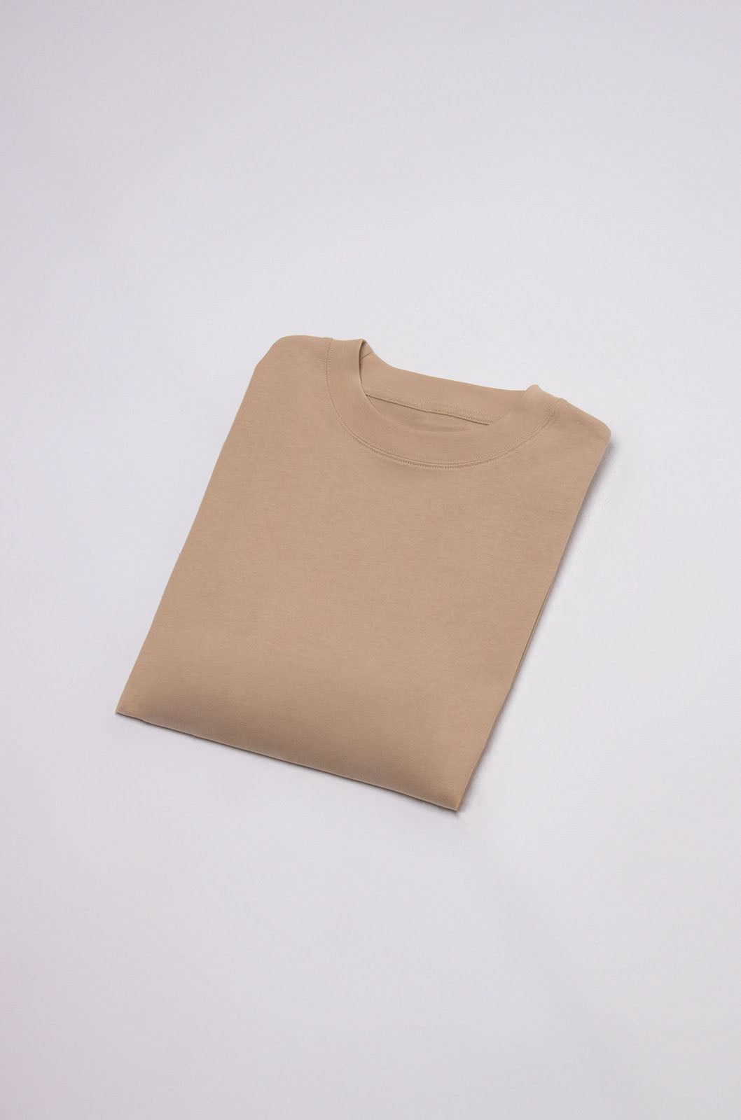 Playera Semi Oversize Khaki Gramaje 280