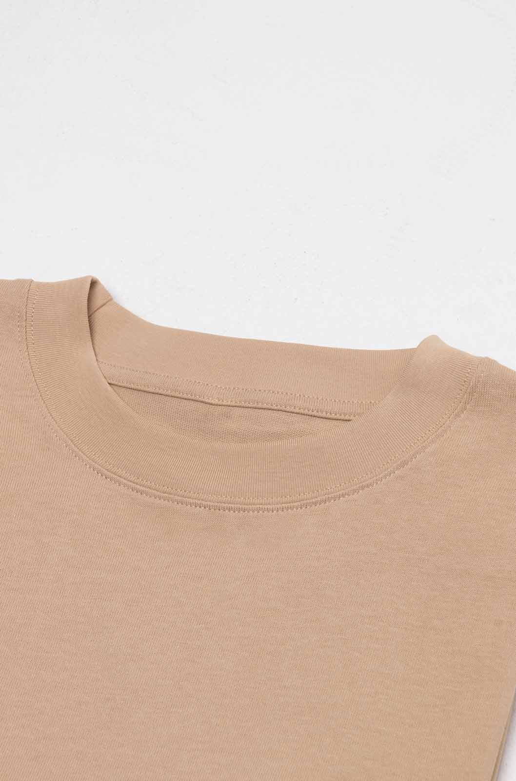 Playera Semi Oversize Khaki Gramaje 280